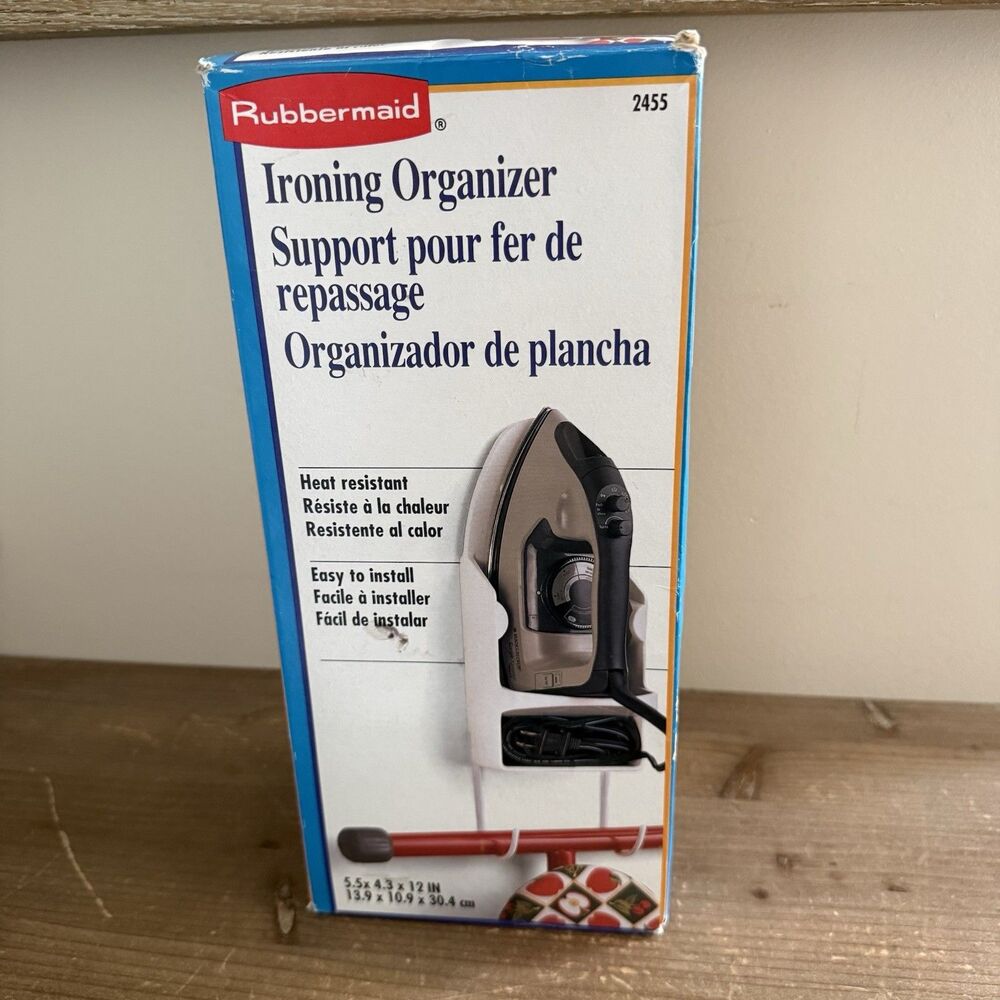 VINTAGE Rubbermaid Keepers 2455 Ironing Organizer White New In Box Old Stock